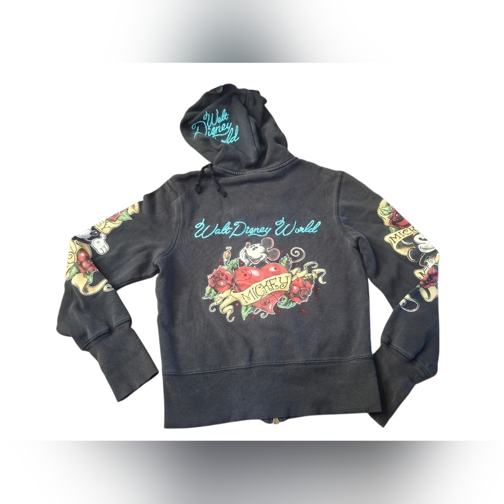 Women's Black Graphic Hoodie Walt Disney world